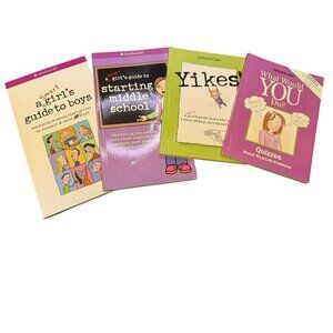 Set Of 4 American Girl Smart Girls Guide Books For Middle School Life Challenges